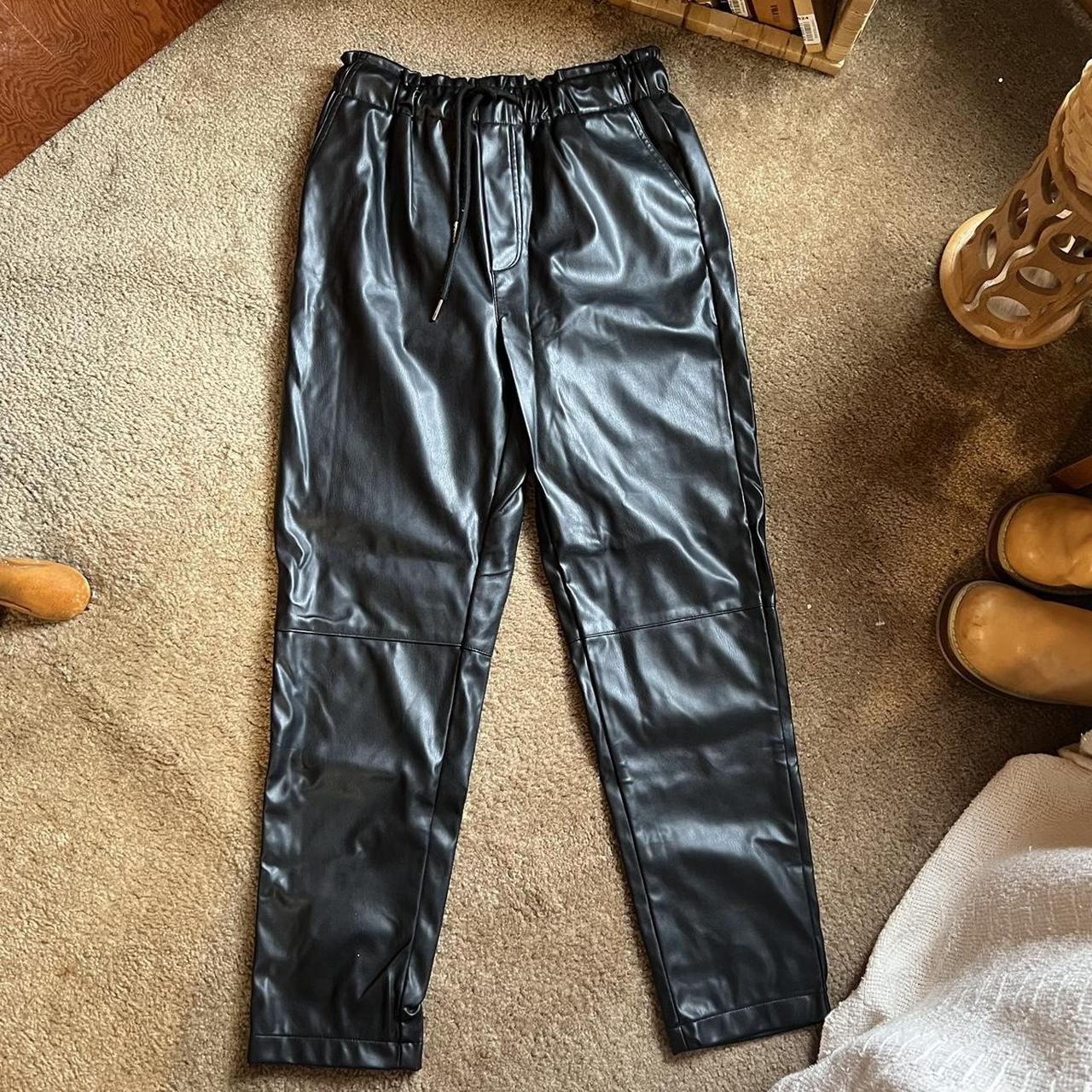 Leather joggers sale forever 21