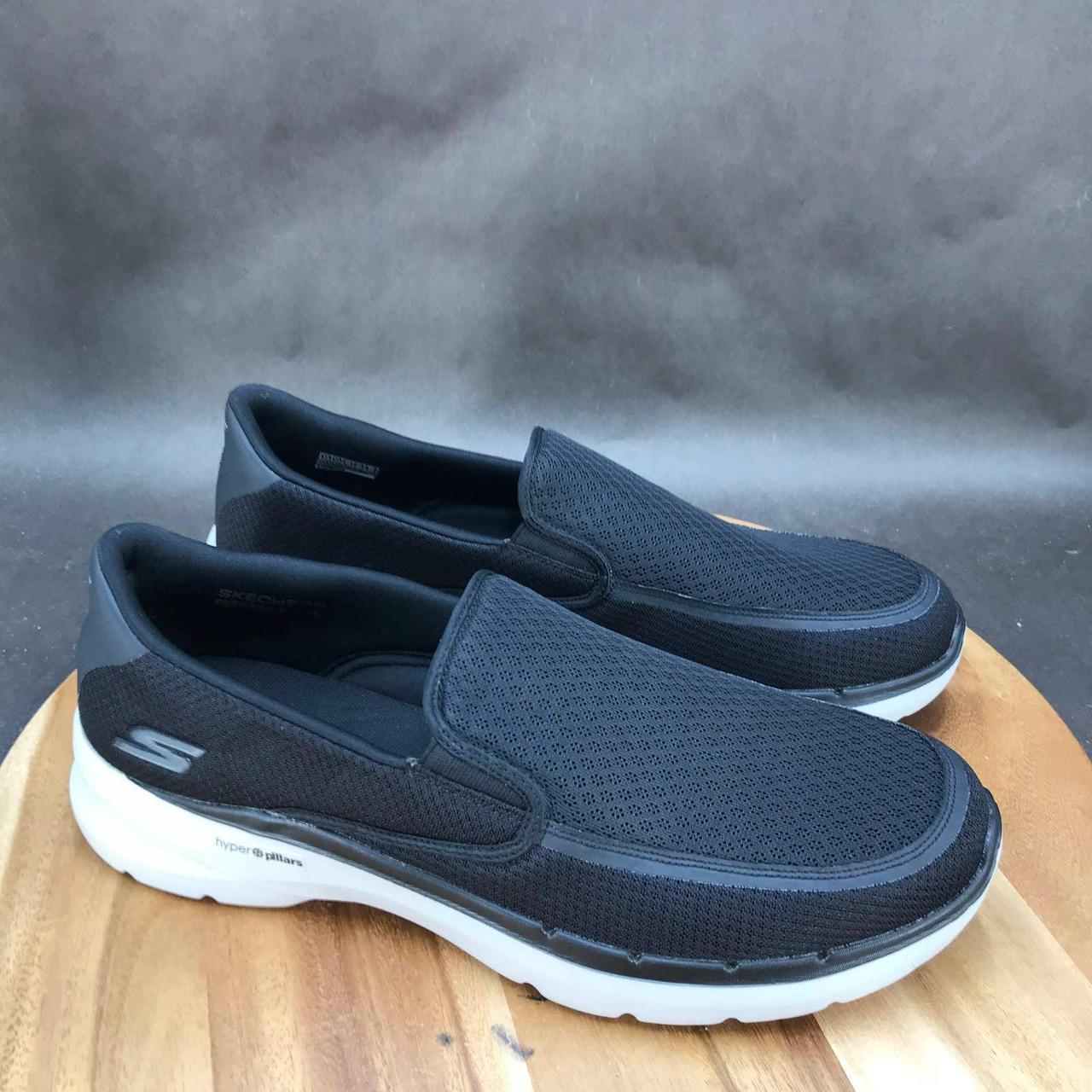 Skechers men's mesh slip on sale on