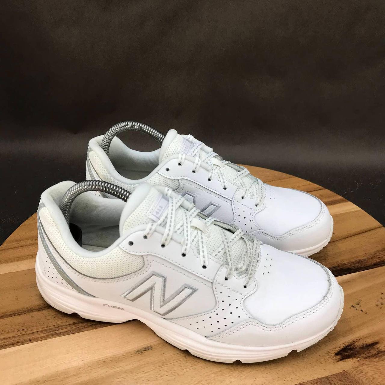 New Balance 411 Walking Shoes Womens Size 9 D White... - Depop