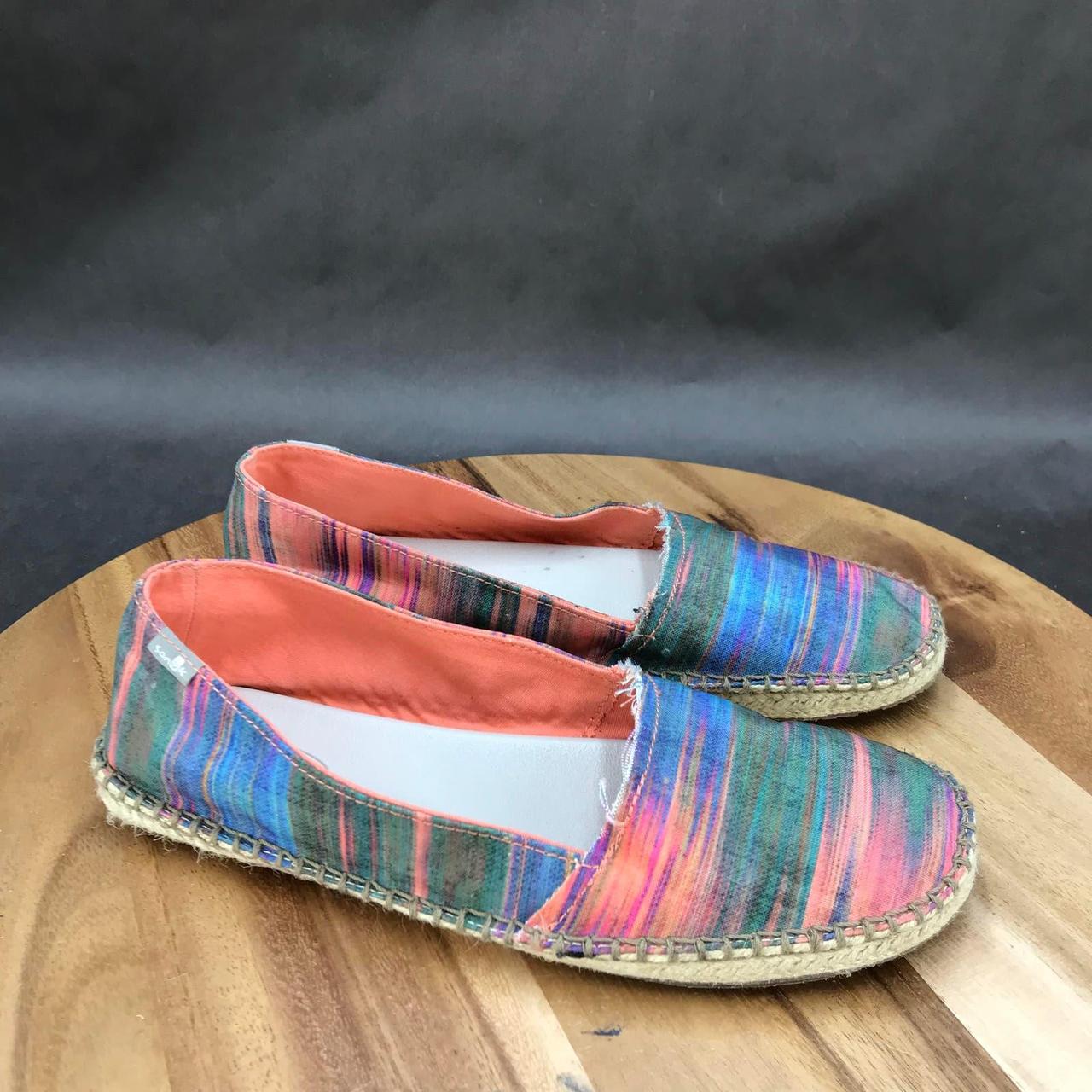 Sanuk Natal Flats Womens Size 9 Multicolor Slip On - Depop