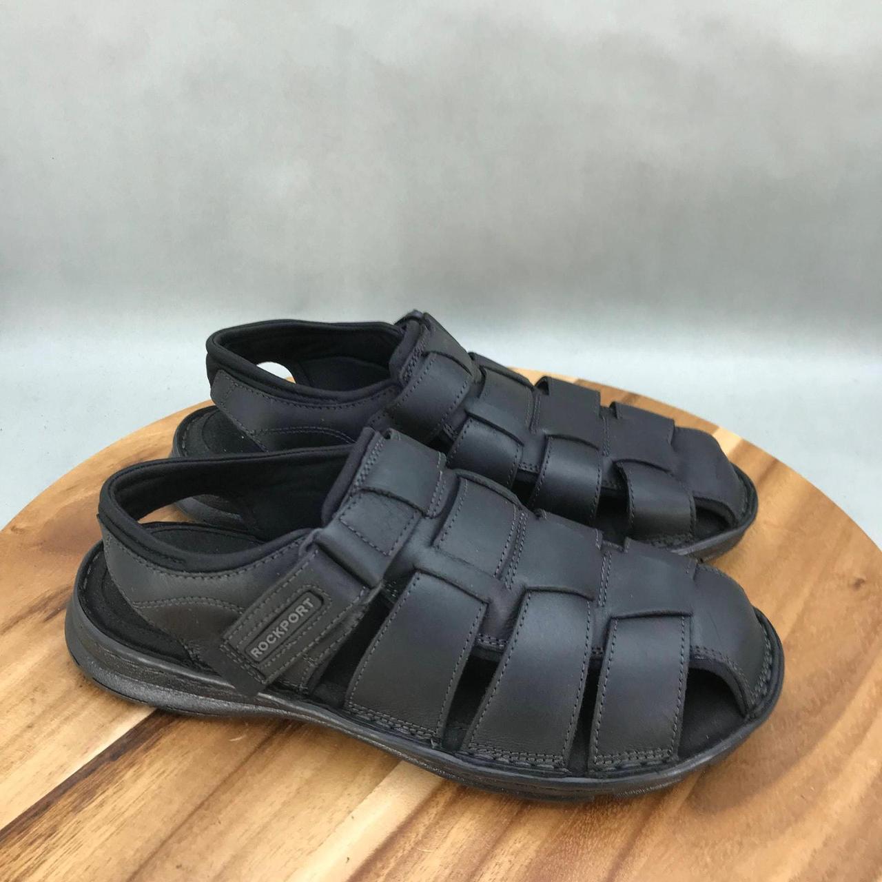 Rockport black sandals online