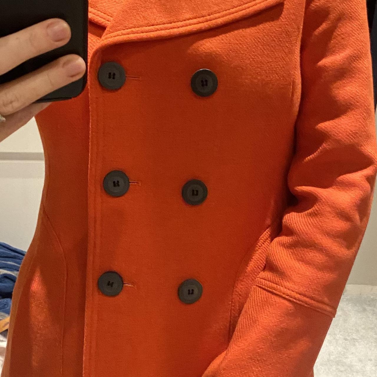 Monsoon orange clearance coat