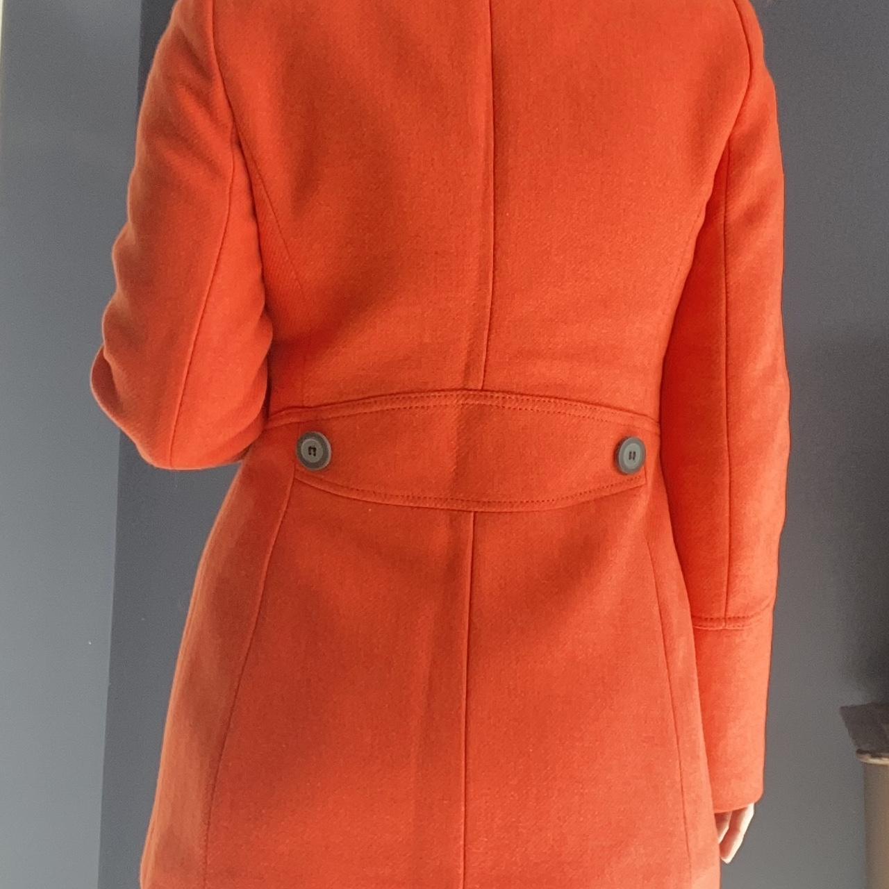 Burnt orange monsoon wool blend coat beautiful. Depop