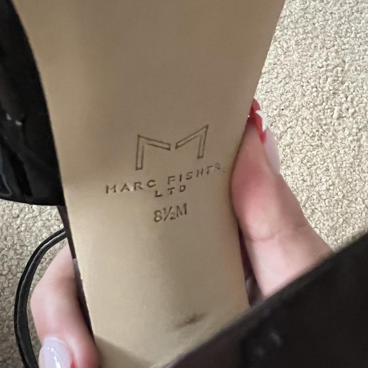 marc fisher patent leather boots