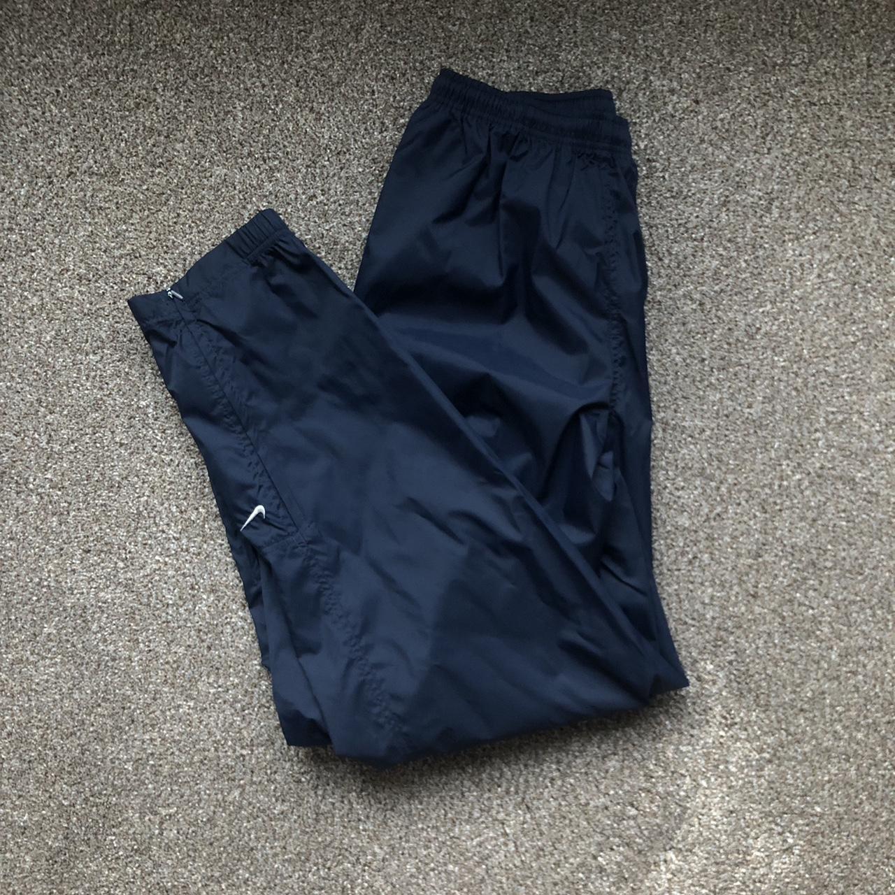 Y2K Navy Nike Trackpants Size XL Fast 1-2 day... - Depop