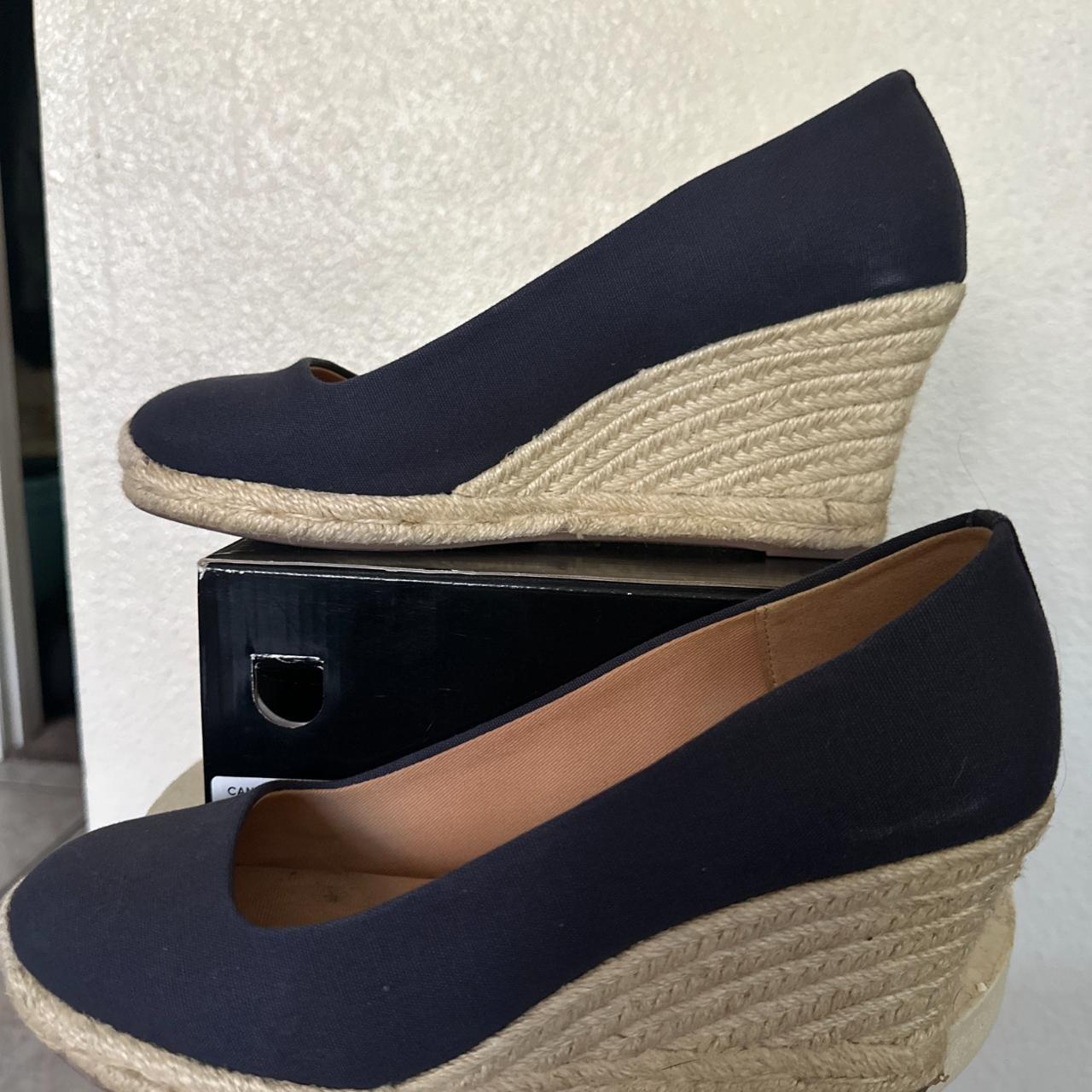 J crew discount canvas espadrille wedges