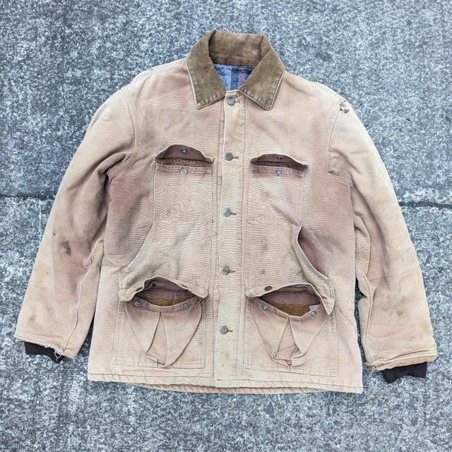 Rare vintage 80s Carhartt Hunting Jacket. Classic... - Depop