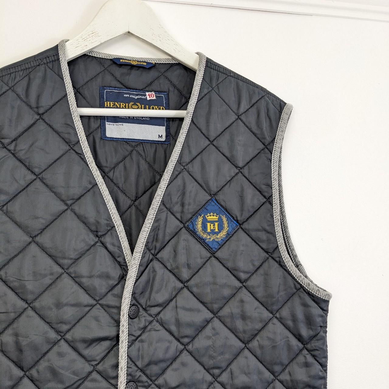 Vintage 80s/90s Henri Lloyd Quilted vest gilet... Depop