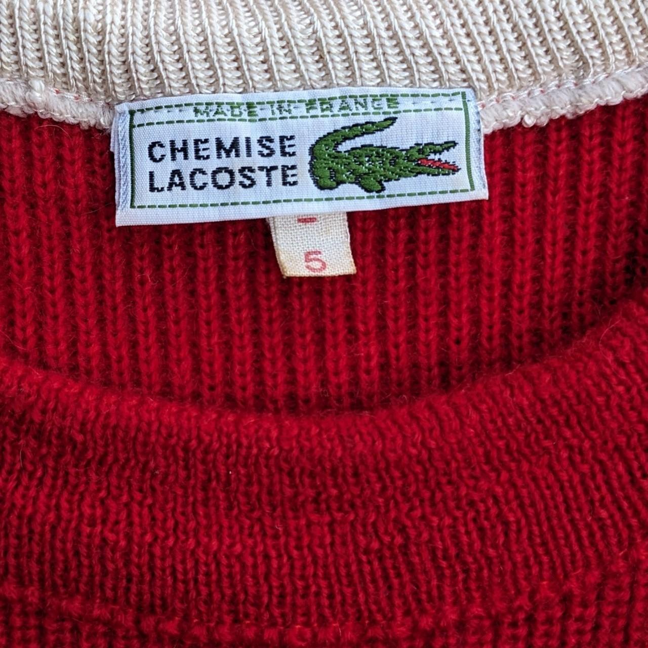 Vintage 80's Lacoste Chemise Made in France Polo Shirt