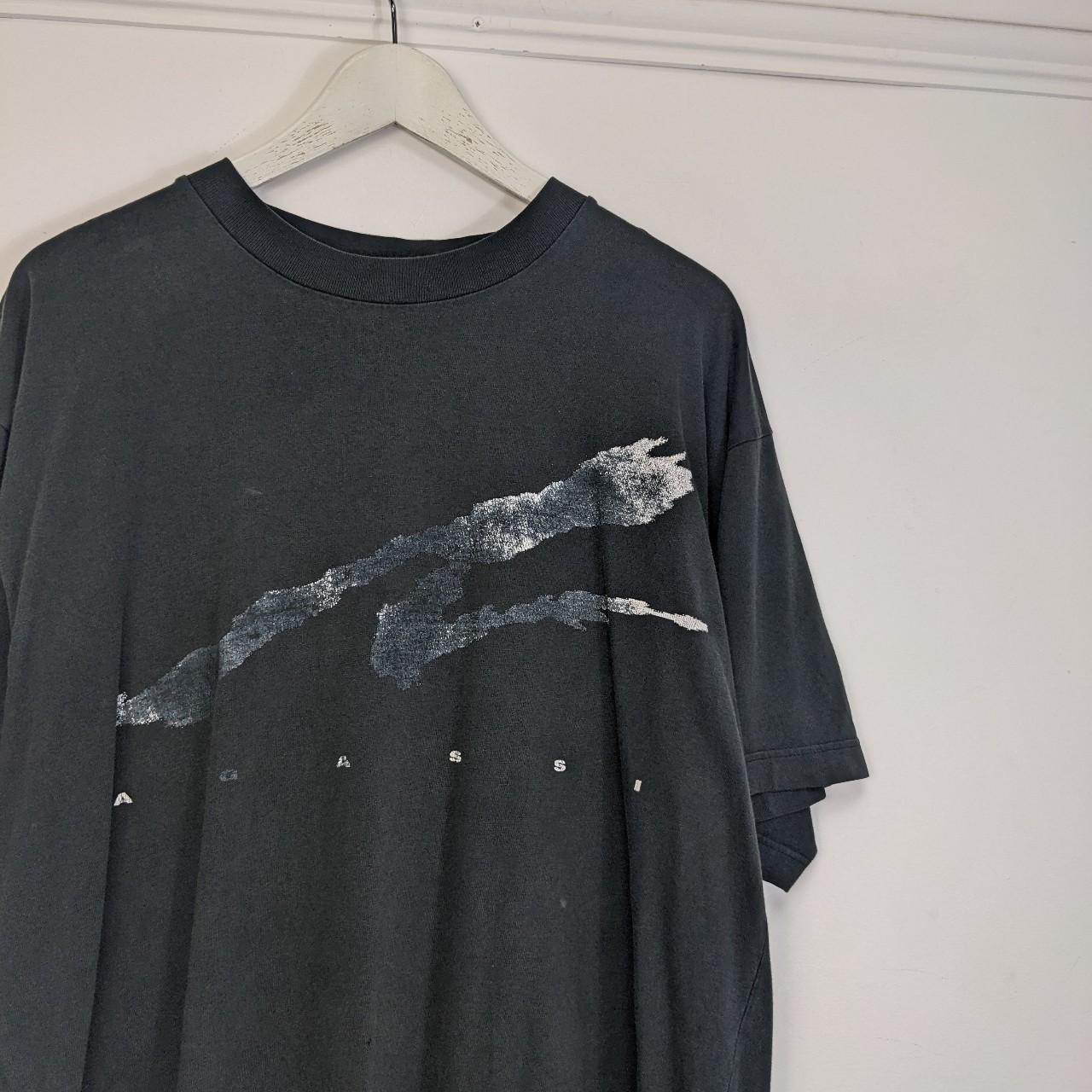 Vintage 90s Nike Agassi T shirt. Faded black with | Depop Vintage 90s Nike Agassi T shirt. Faded black with | Depop