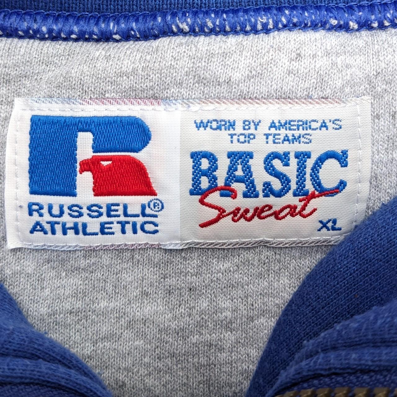 Vintage 90s Black Russell Athletic Sweatshirt - Small Cotton