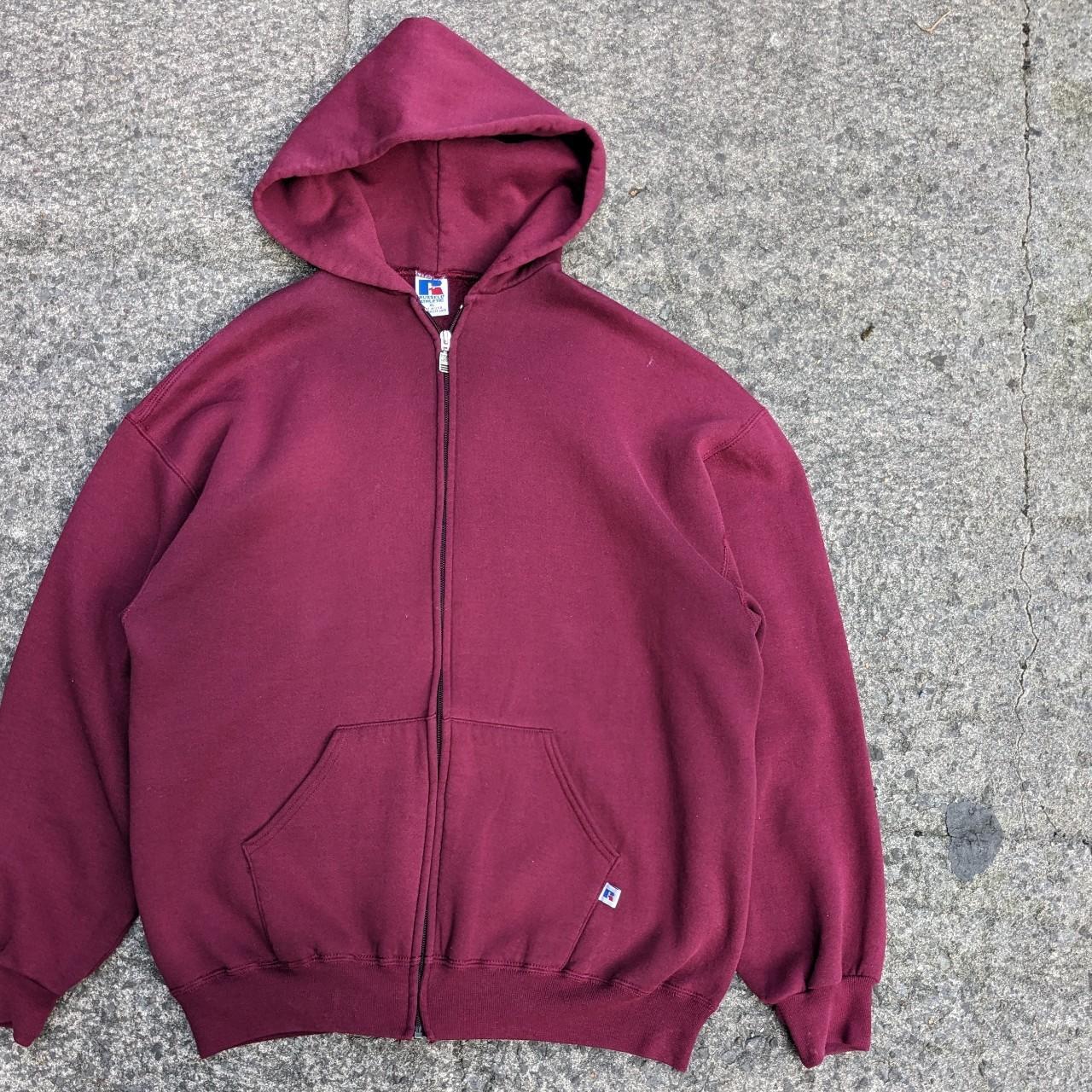 Vintage Russell Hooded Zip Sweatshirt Vintage 70s Russell Athletic