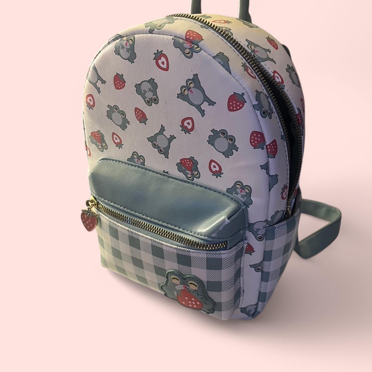 Hot Topic Women's Backpacks Blue/Multi – cute frog and