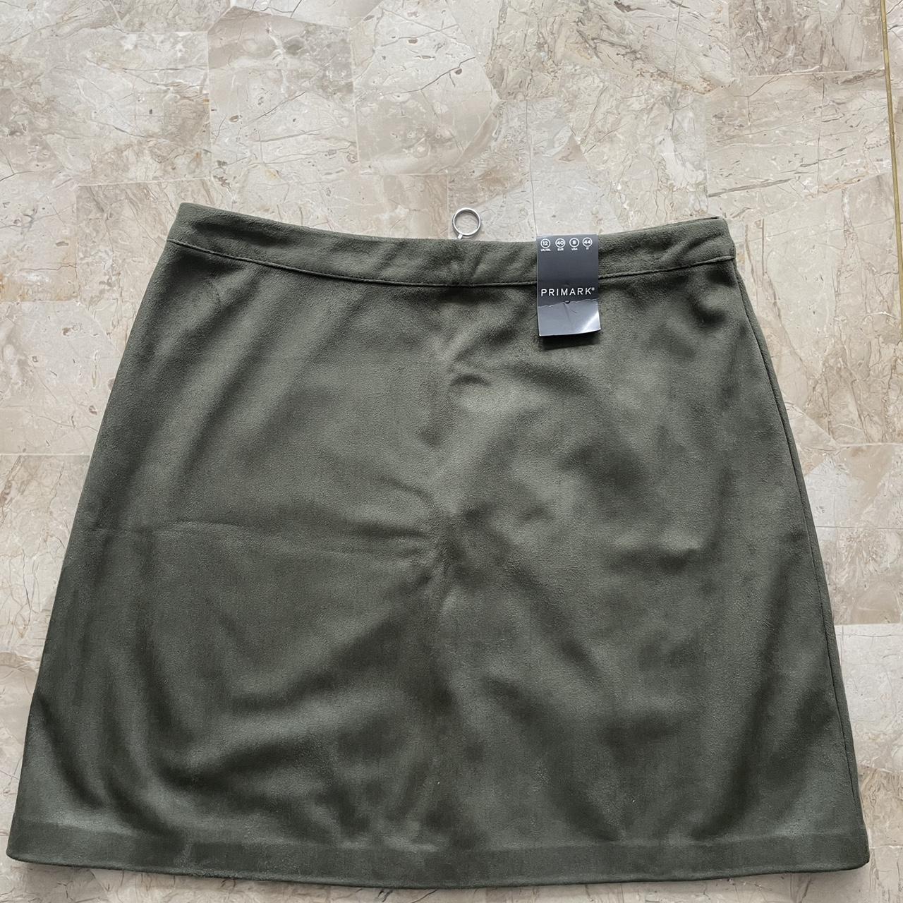 Khaki green skirt clearance primark