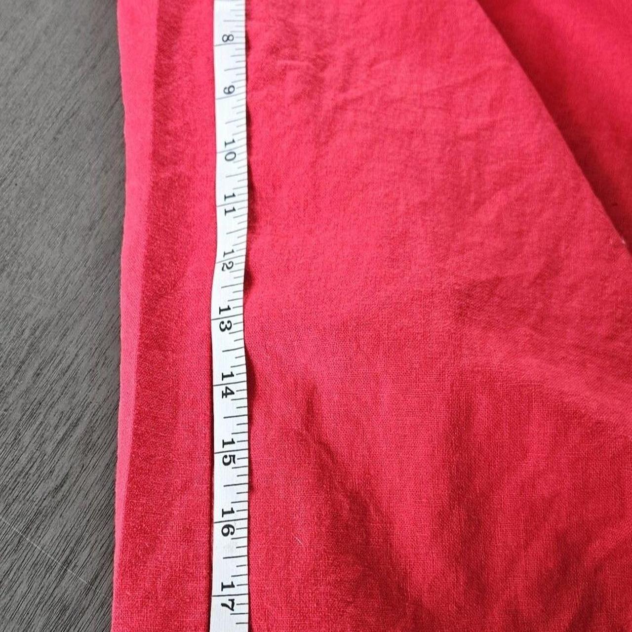 Source Unknown Women's Linen Jumpsuit - Red - M –… - image 7