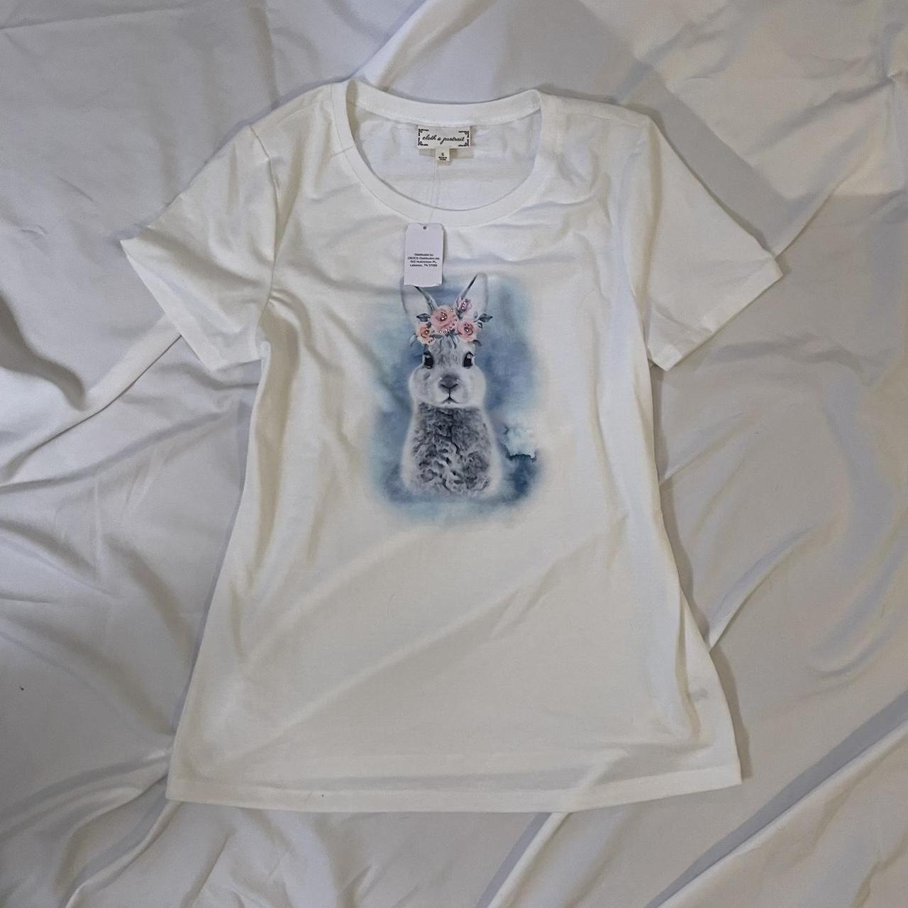 Bunny Aesthetic Tshirt Coquette Bunny Shirt Cottagecore Shirt
