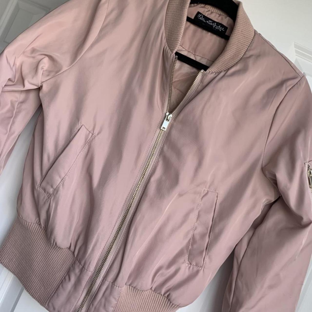 Miss Selfridge pink bomber Will fit size