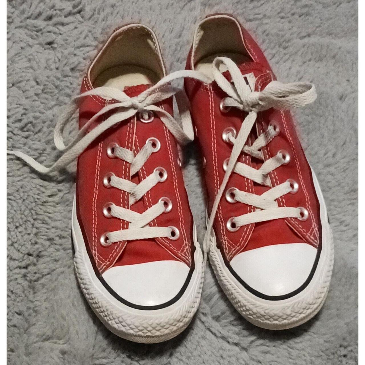 Converse CT All Star Red Canvas Low Top Shoes M9696. Depop