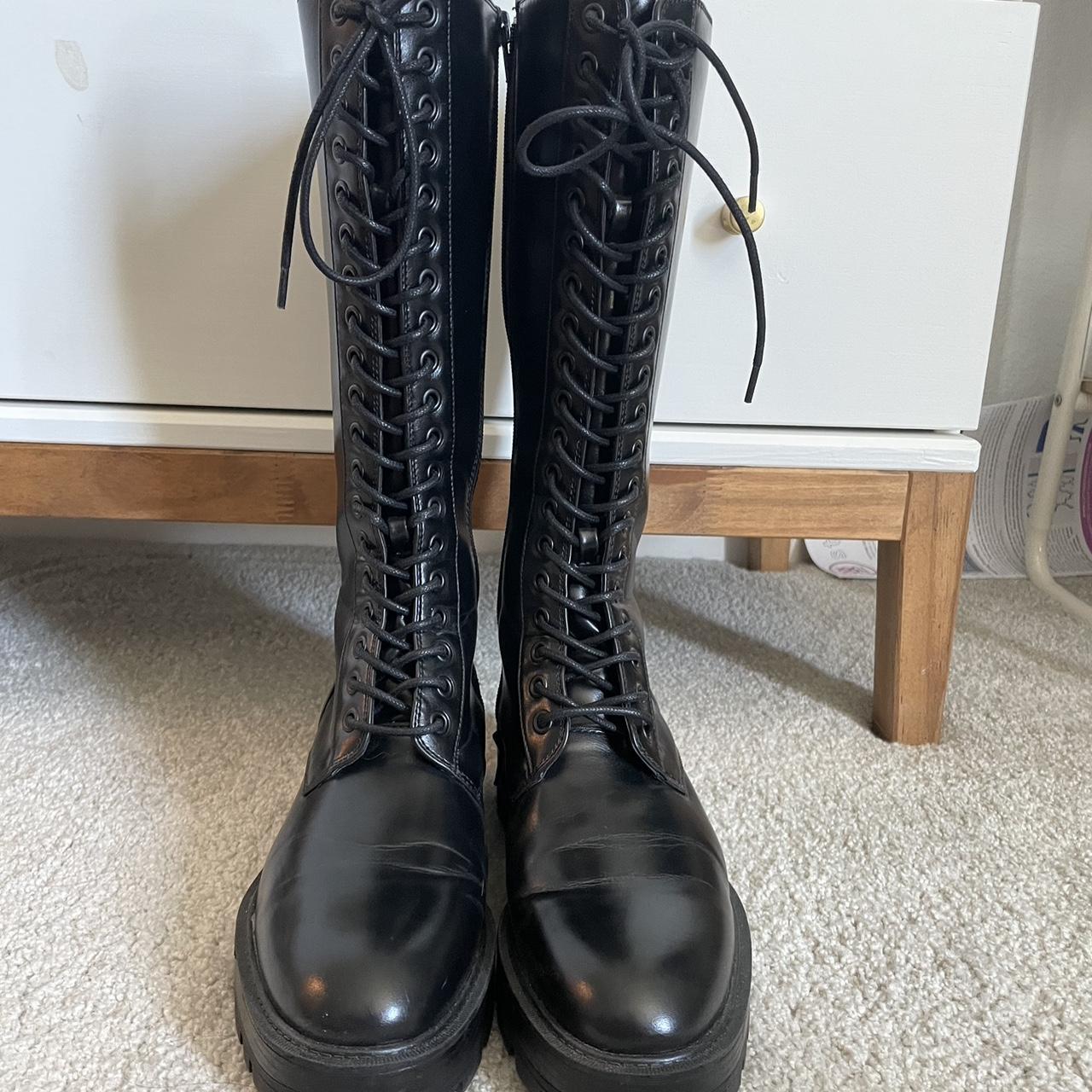 zara elastic boots
