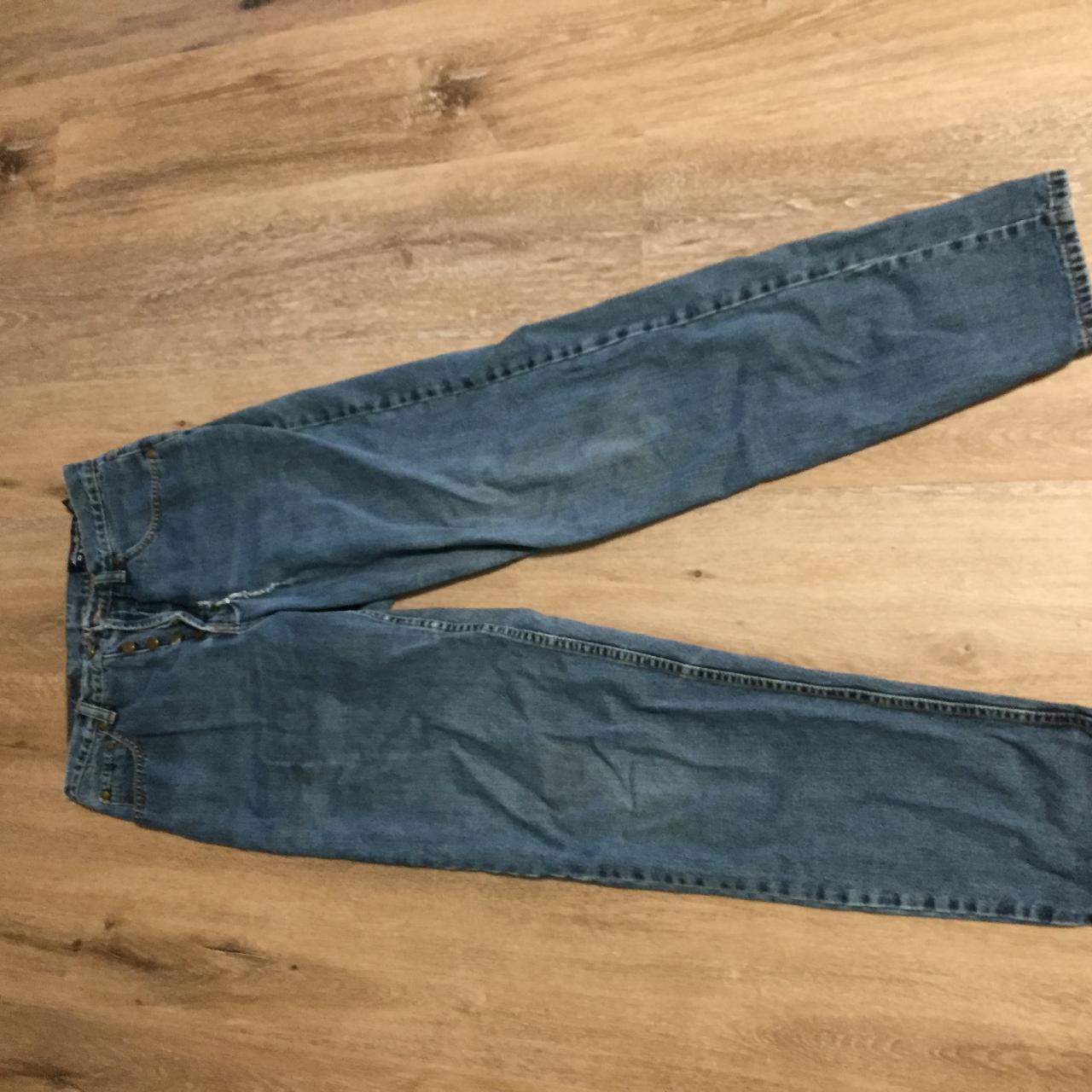 Vintage Dark Wash Eddie Bauer Jeans Size L Women's... - Depop