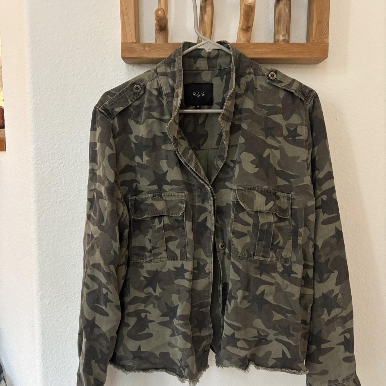 Rails Women's Shacket Jacket - Green/Khaki - M – … - image 1