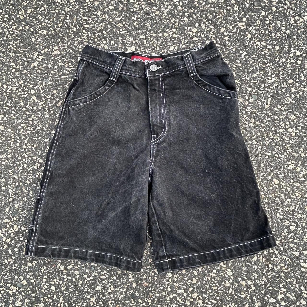 Deadstock Flamehead Skater Black newest Denim Shorts