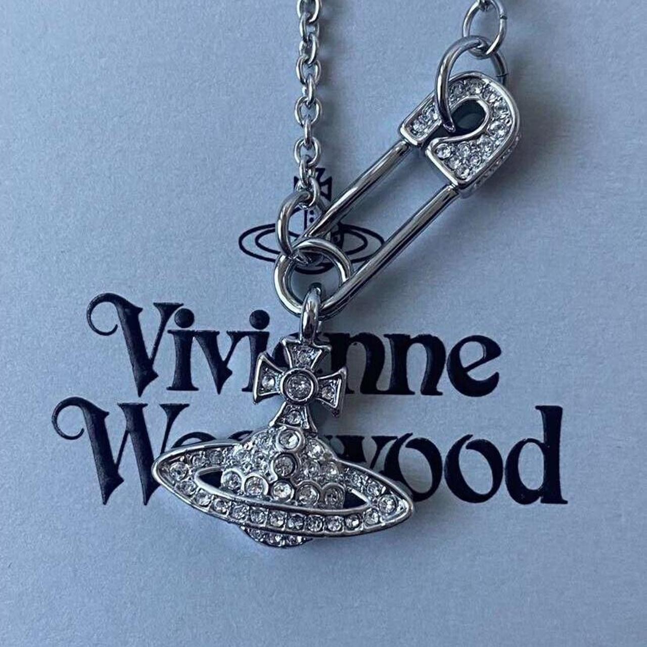 Vivienne Westwood Lucrece Silver Pendant Pin... - Depop