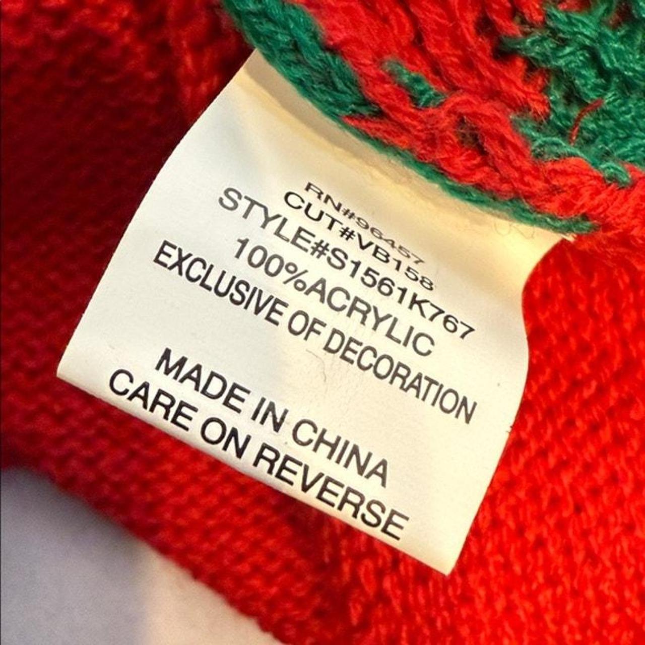 Source Unknown Women's Blouse - Red/Green - L – R… - image 6