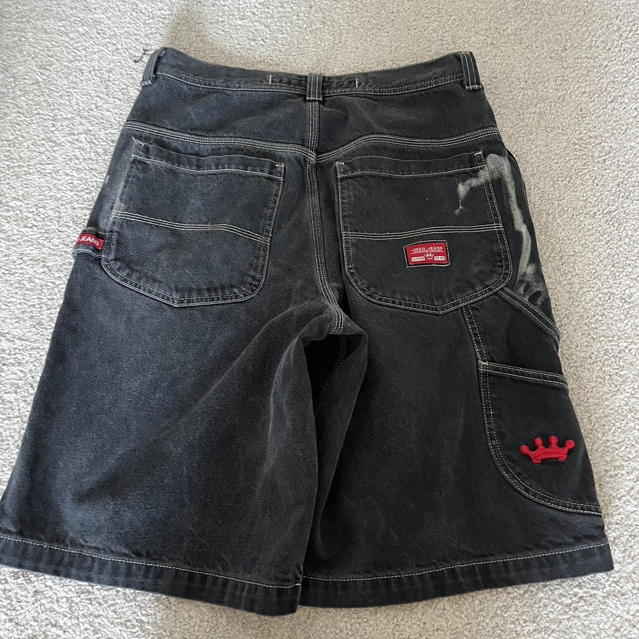 Crazy Jnco crown Jorts Not a jizz stain 😞 size... - Depop