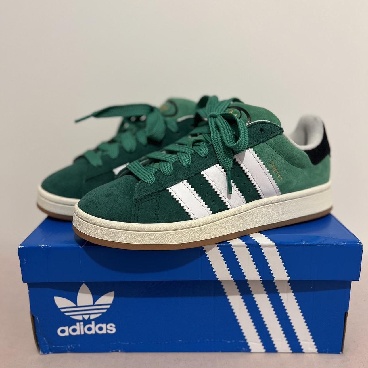 Adidas Campus 00s green. Used only once in excellent... - Depop