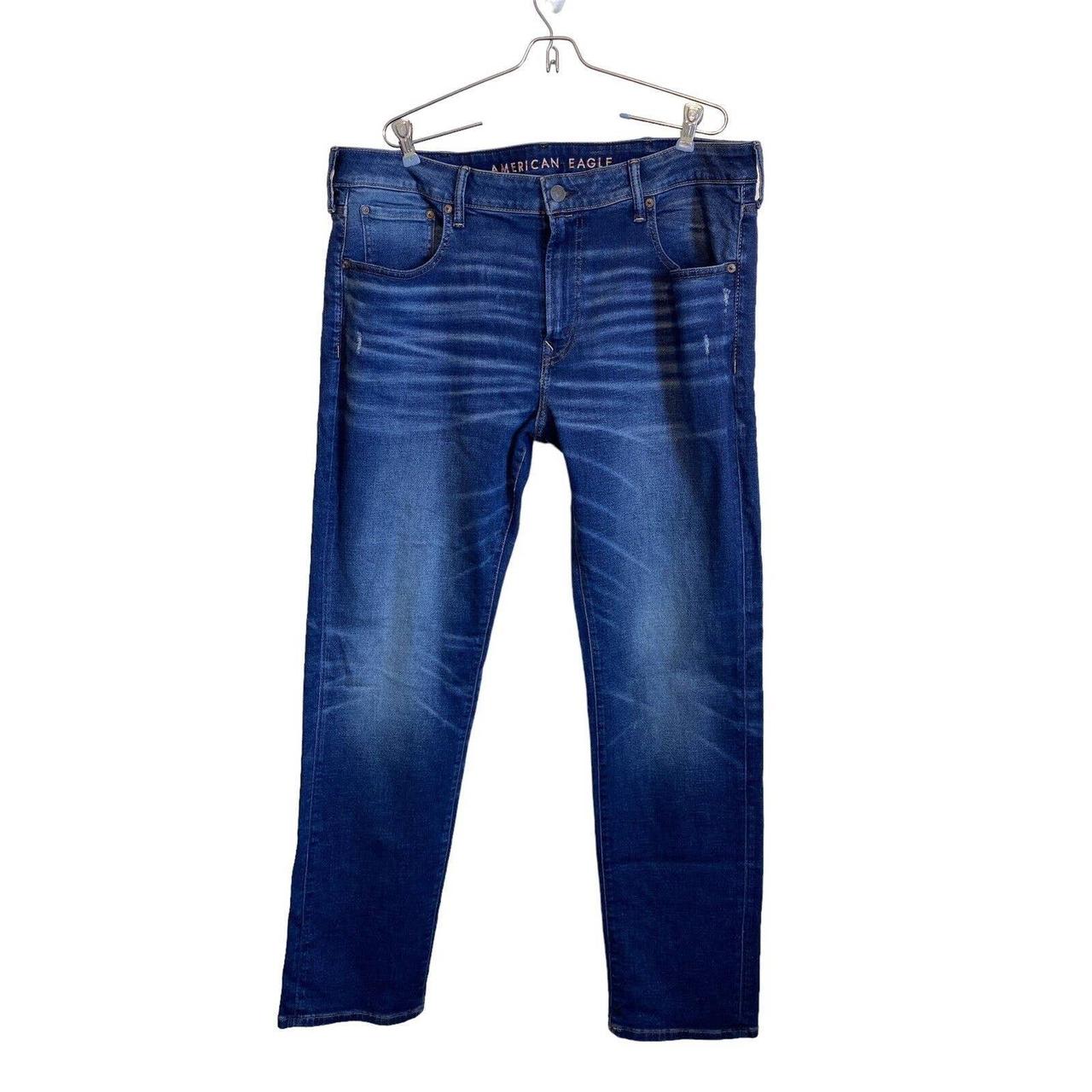 American Eagle Men's Extreme Flex Slim Straight... Depop