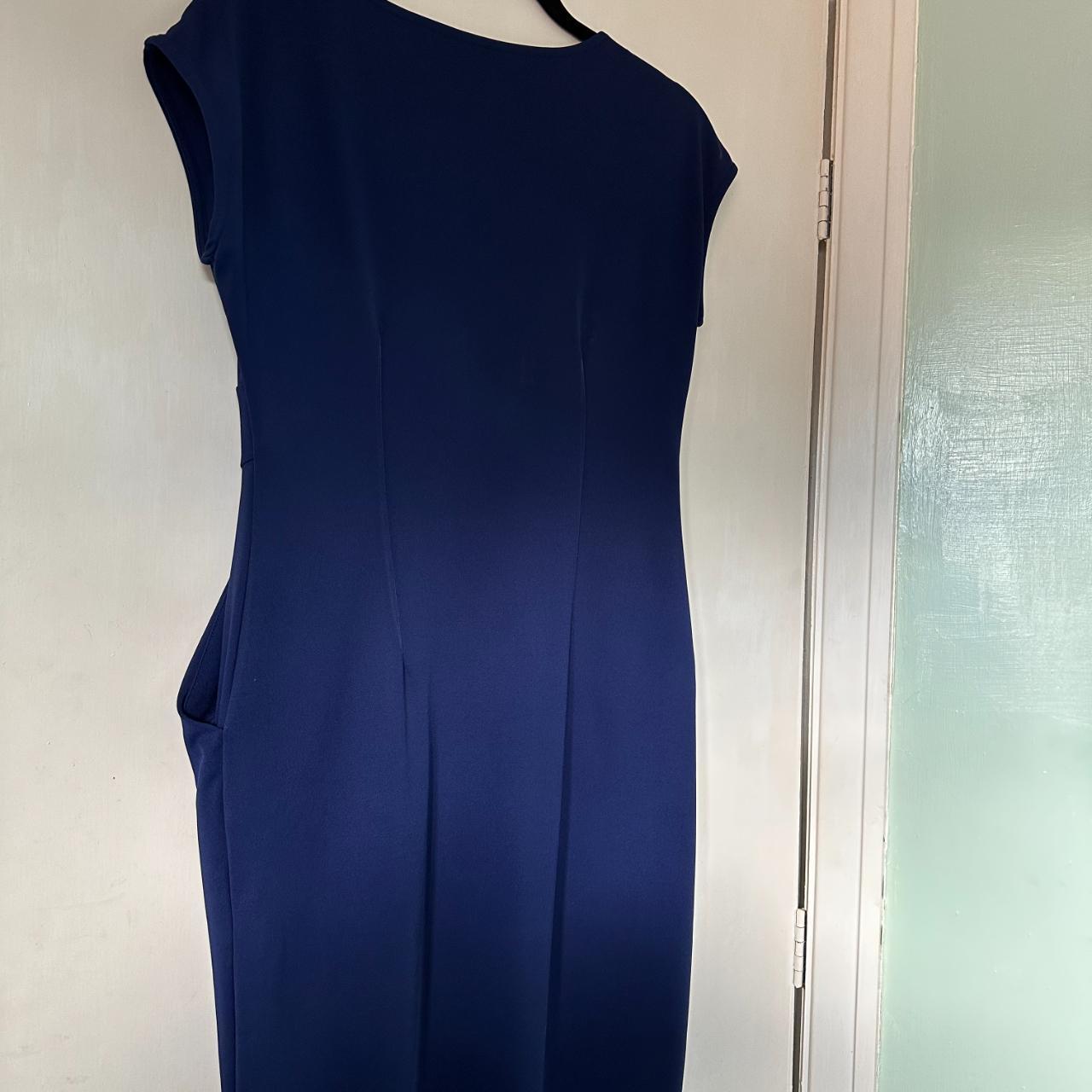 Blue Dress Semi Formal, comfortable. - Depop