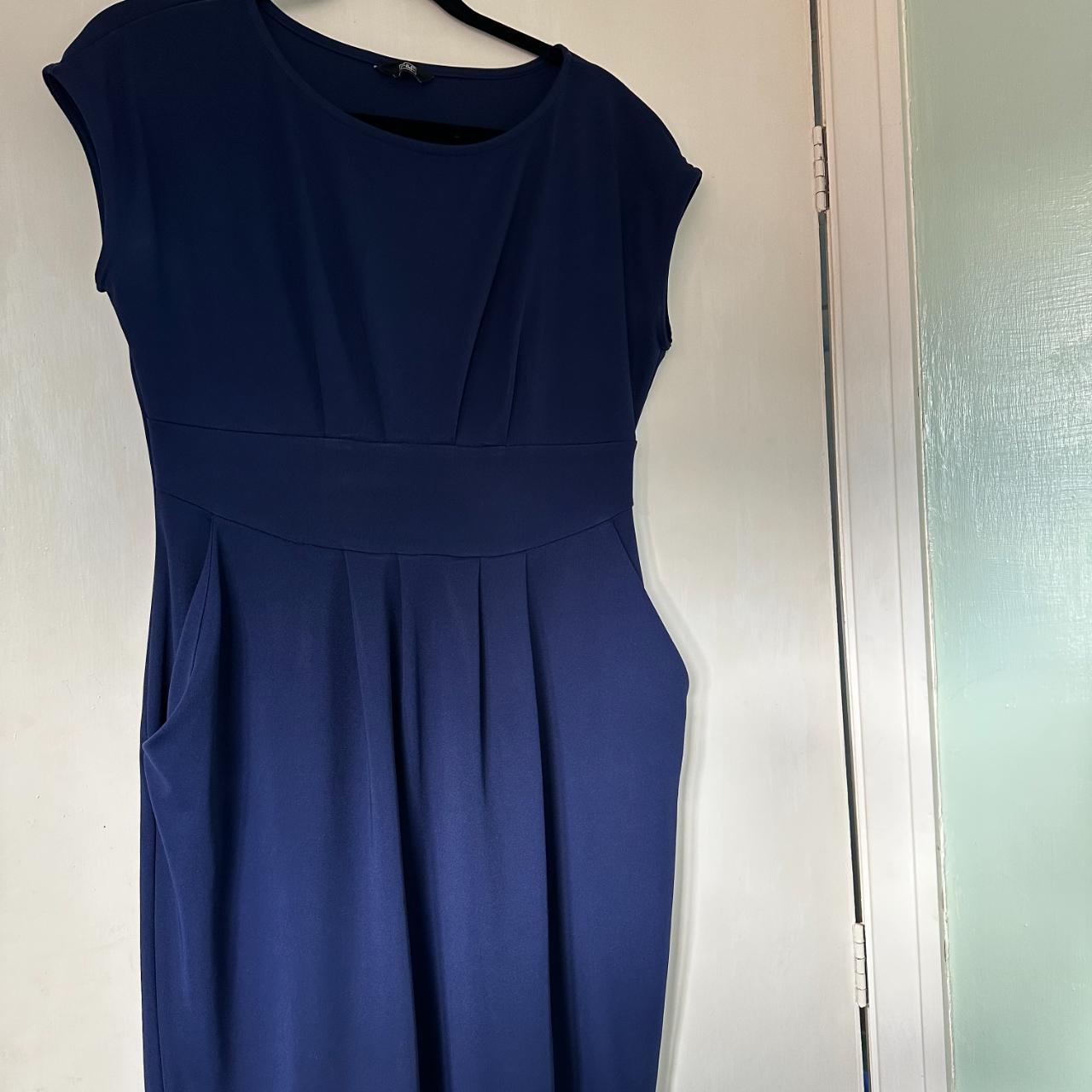 Blue Dress Semi Formal, comfortable. - Depop