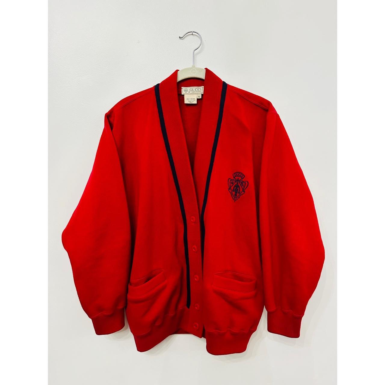 Gucci sale red cardigan