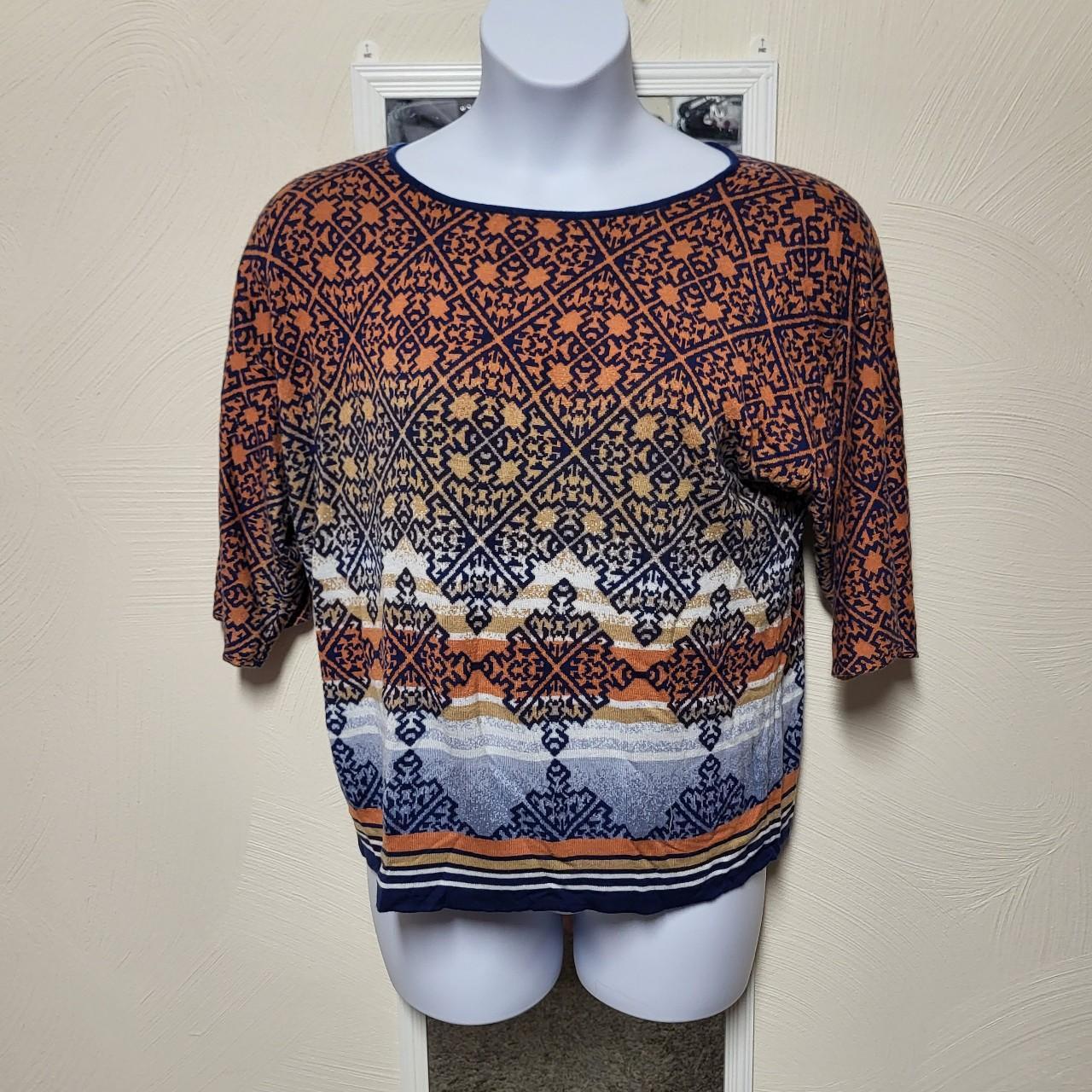 Ruby Rd. Women's Blouse - Multi/Brown - XL – Ruby… - image 1