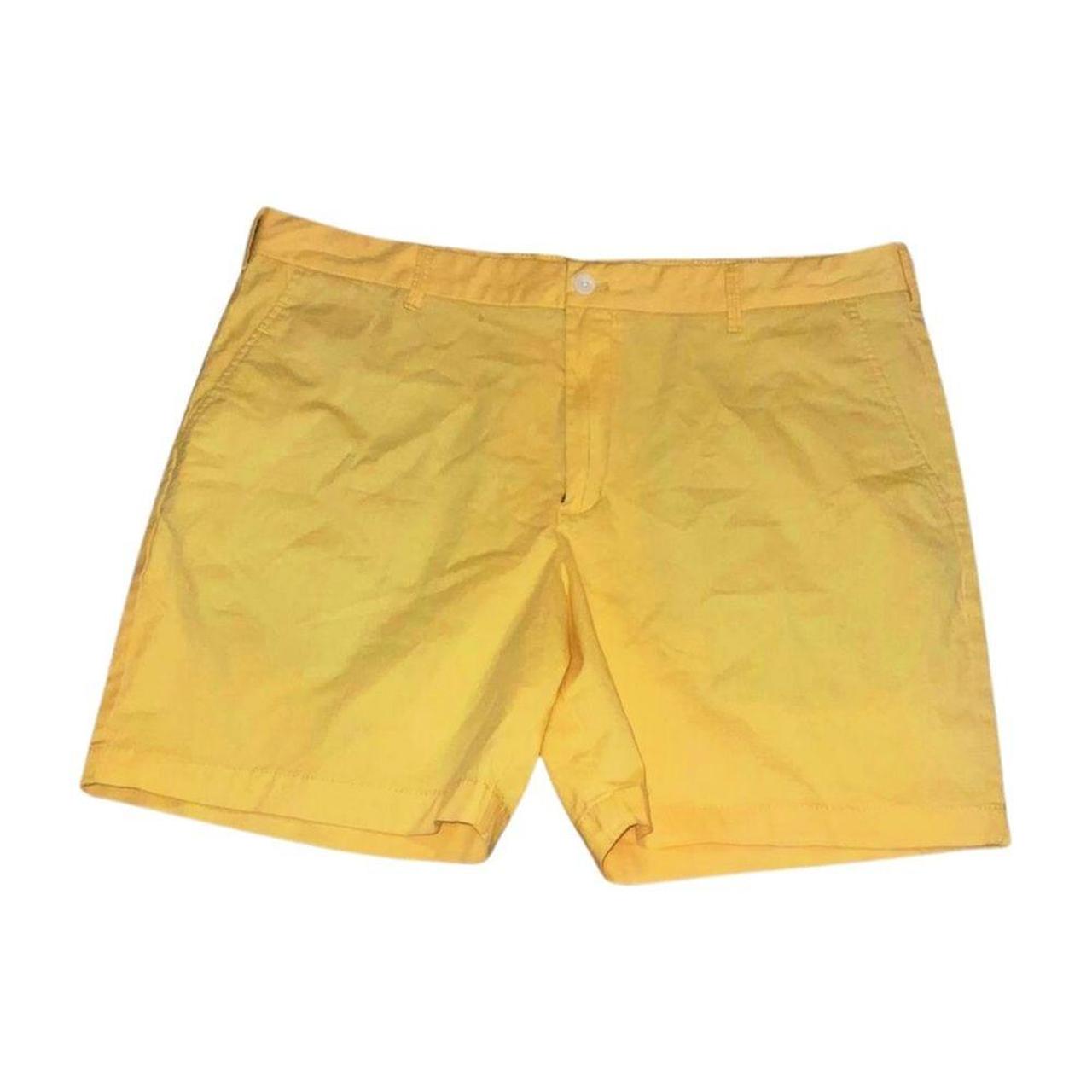 Izod Stretch Yellow Saltwater Shorts Size 40. Depop
