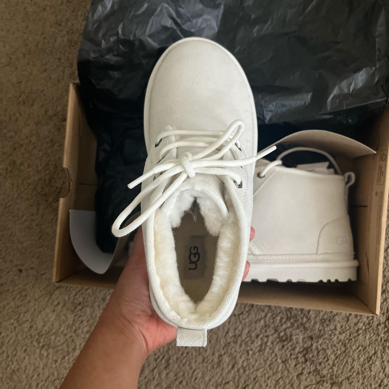 Brand new never wore white neumel uggs Depop