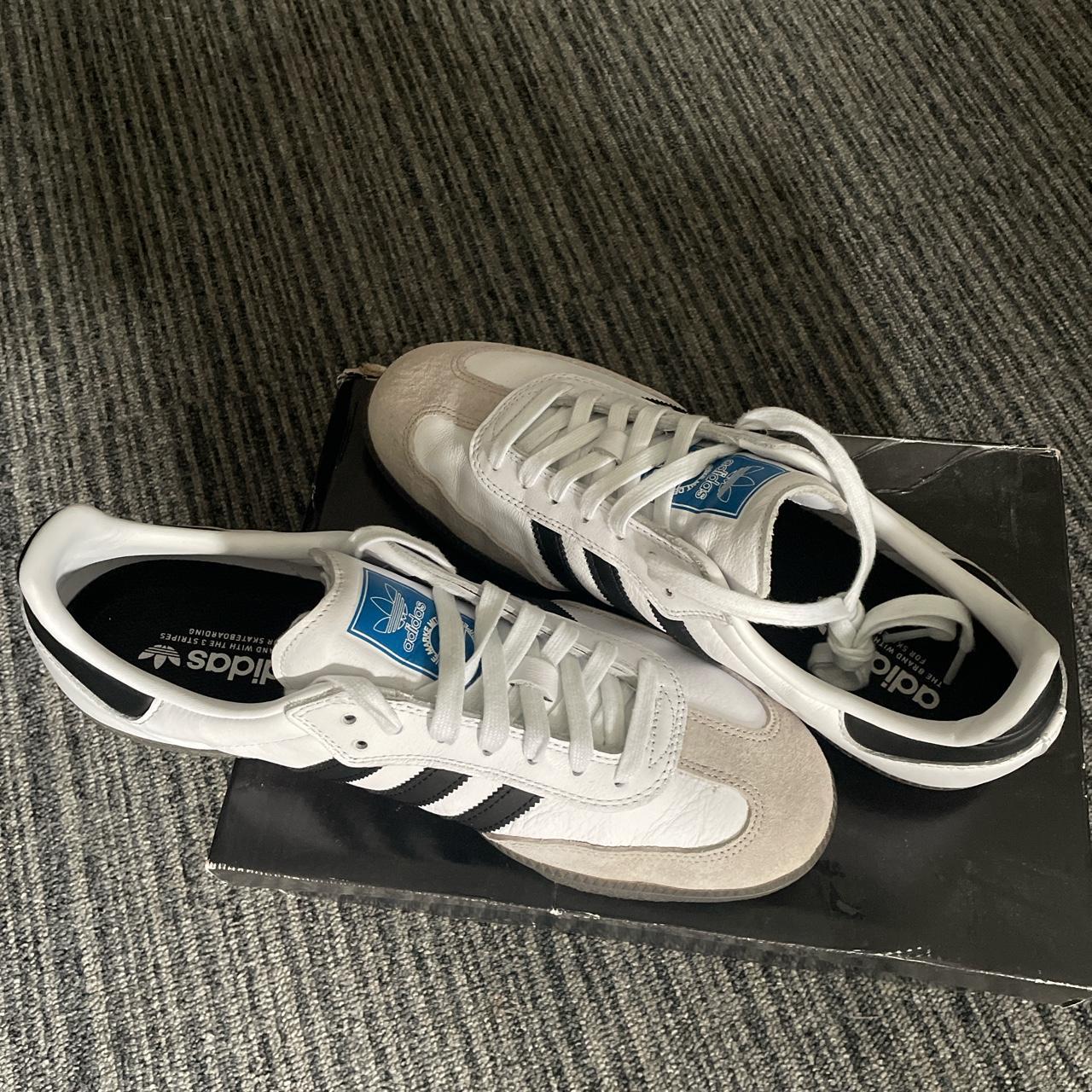 Adidas samba adv in perfect condition and only worn... - Depop