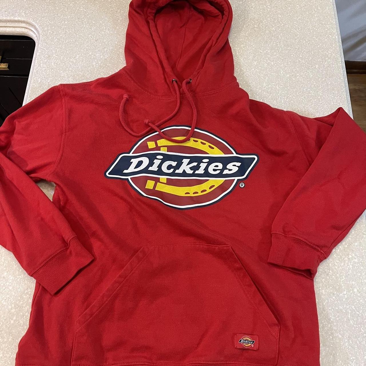 Red best sale dickies hoodie