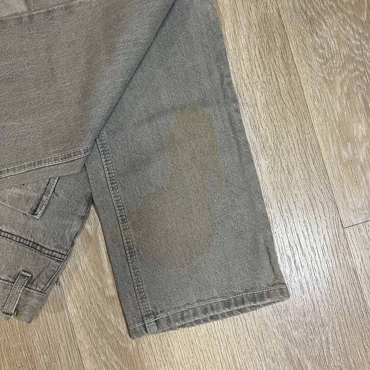 Vintage/Y2k Dickies Embroidered Jeans -grey -women’s... - Depop