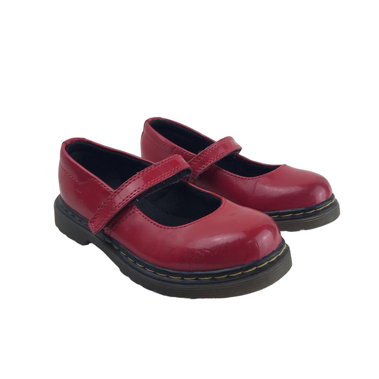 Dr martens best sale red mary janes