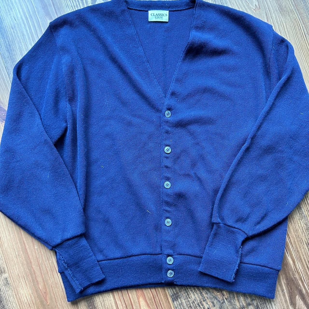 Vintage “Classics By Pine State” Cardigan •No Rips... - Depop