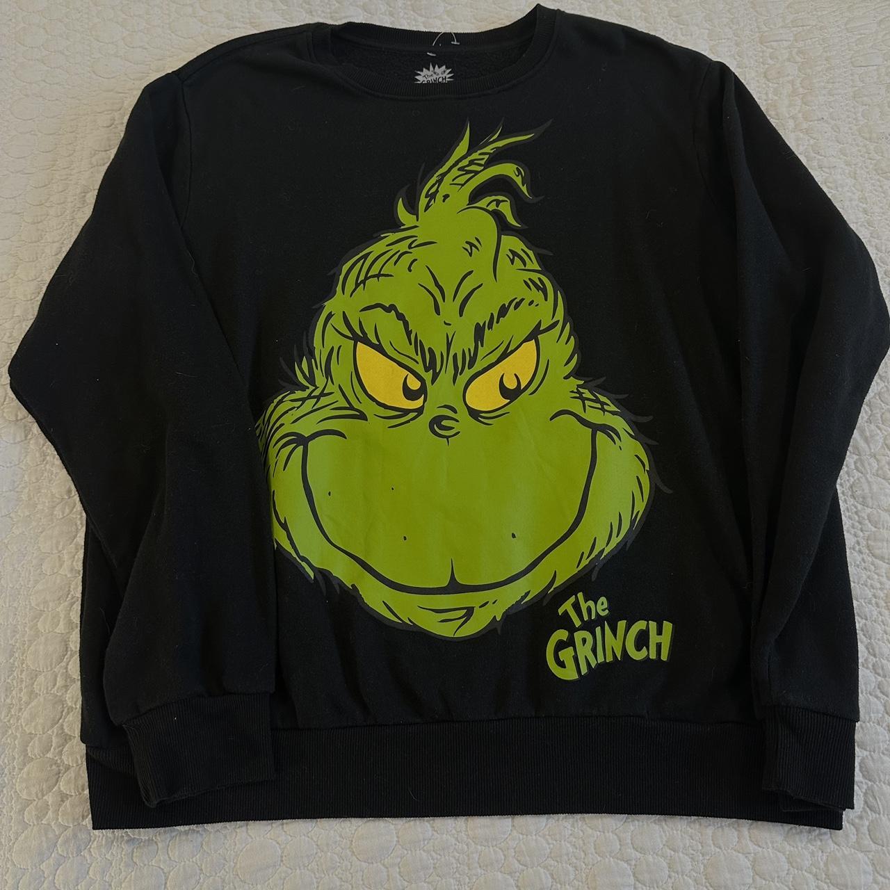 ???The grinch??? sweatshirt Size XL Wore once Depop