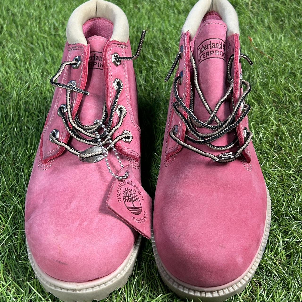 Timberland 22367 Nelli Pink Suede Leather Waterproof. Depop