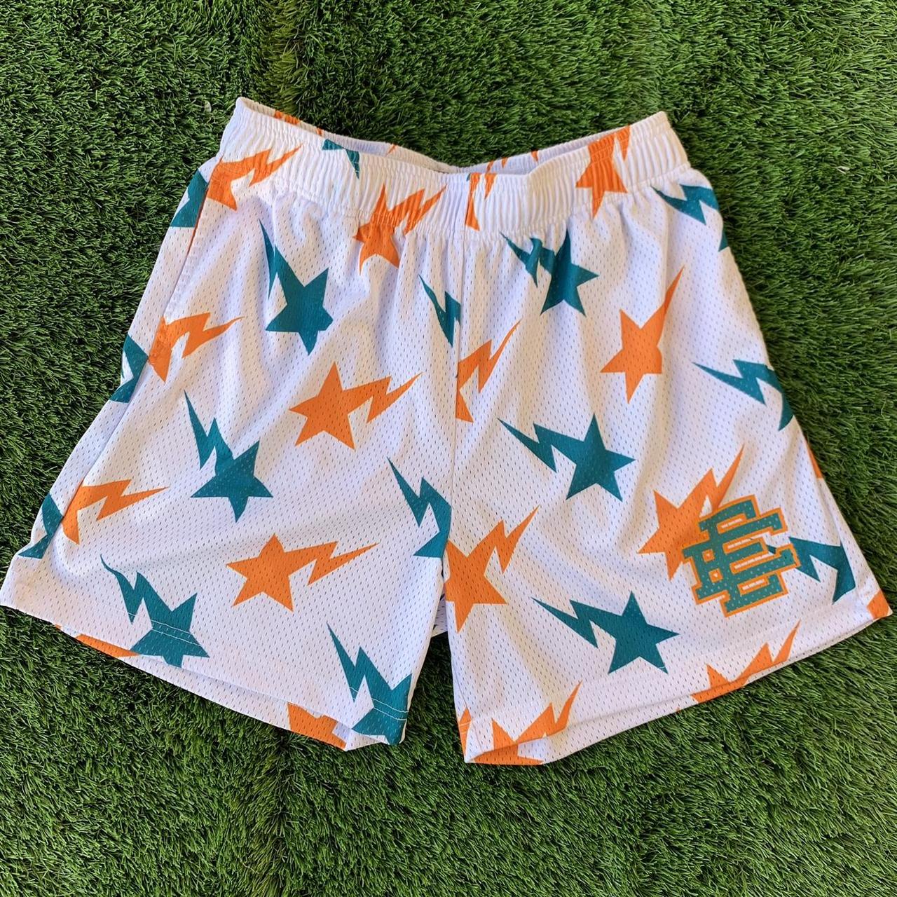 Medium Eric Emanuel shorts, perfect condition zero... Depop