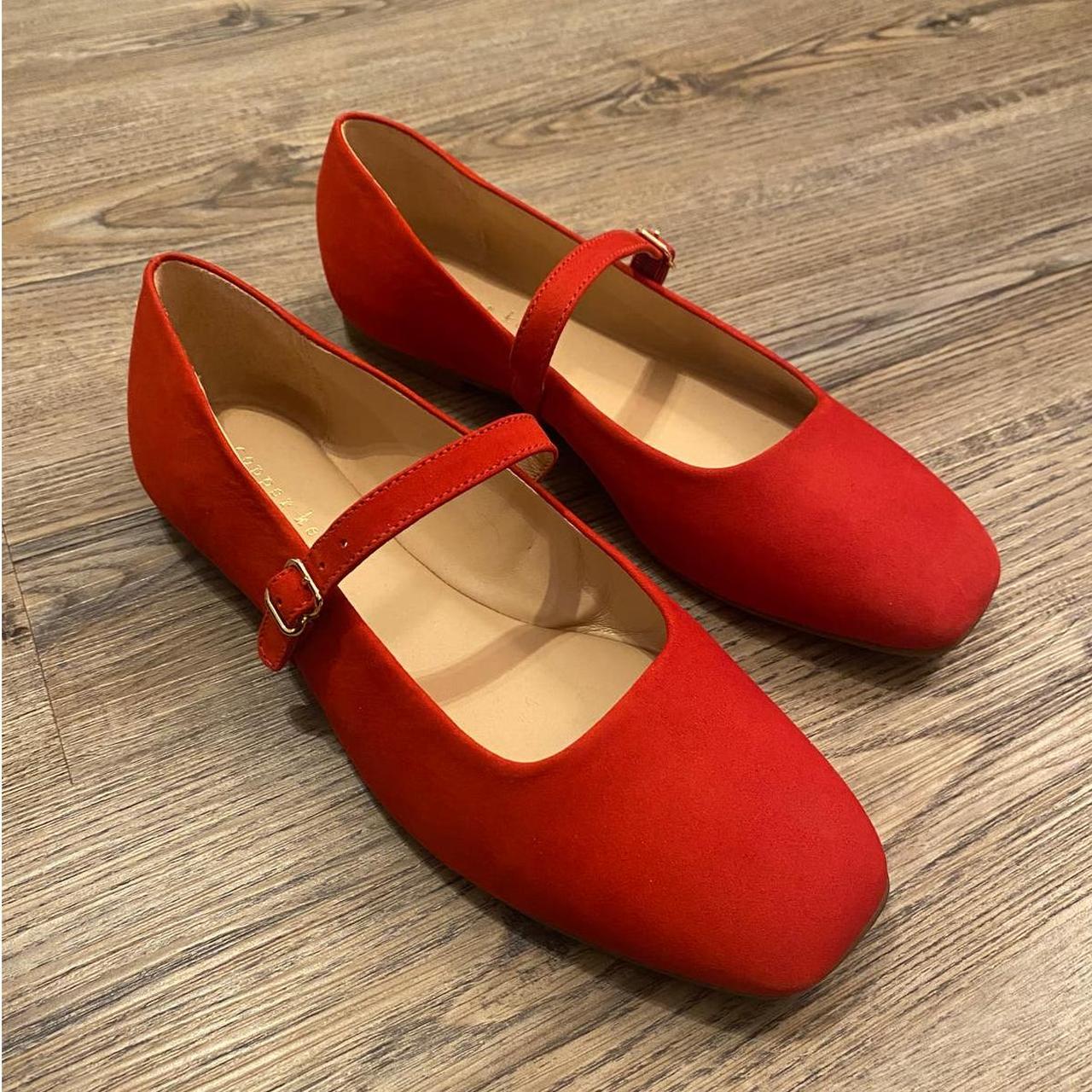 NWOT Copper Key Women's size 8 Red Suede Leather... Depop