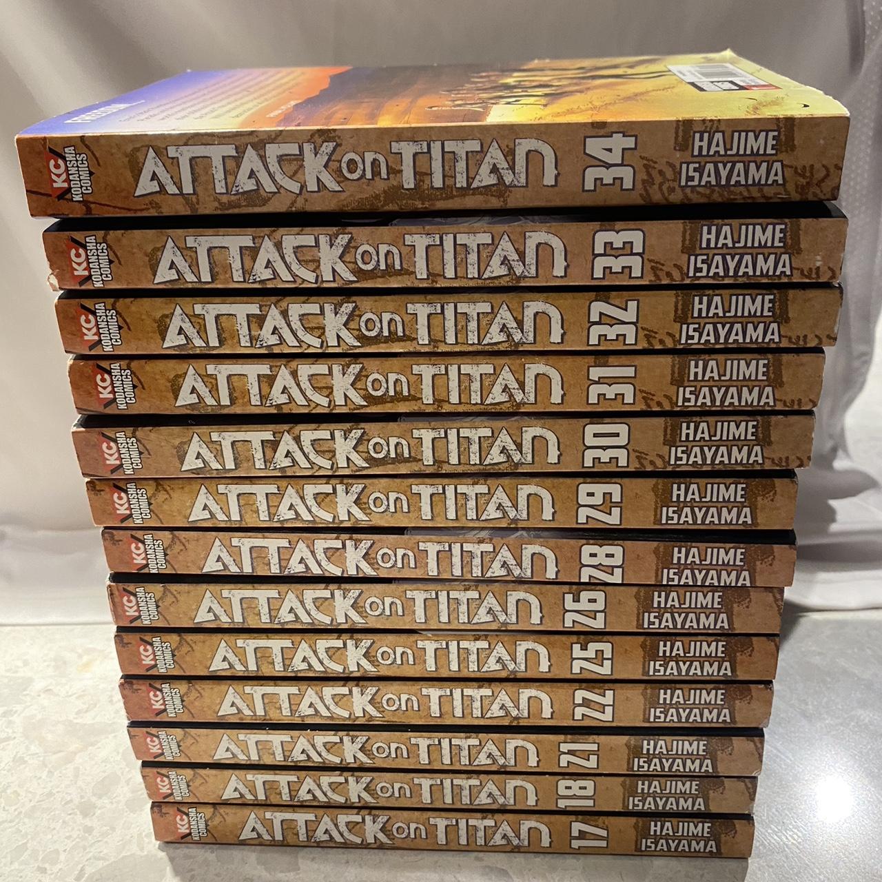 Manga panels Attack On Titan Bulk buy Depop