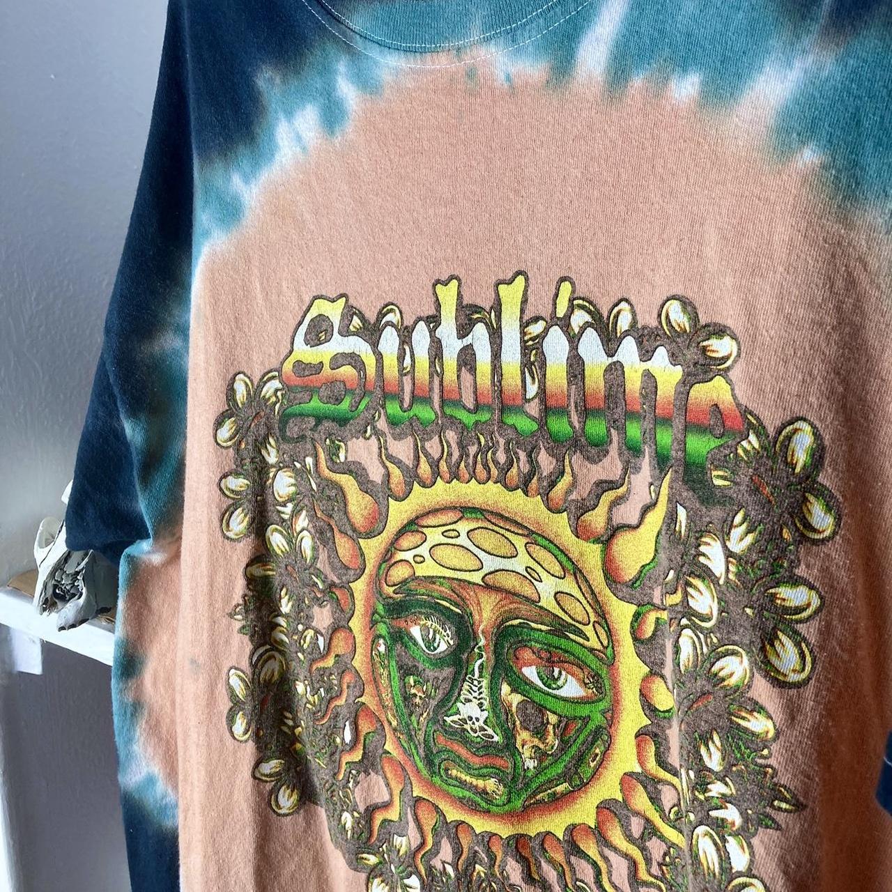 Large Sublime Band T Shirt Tie Dye Depop