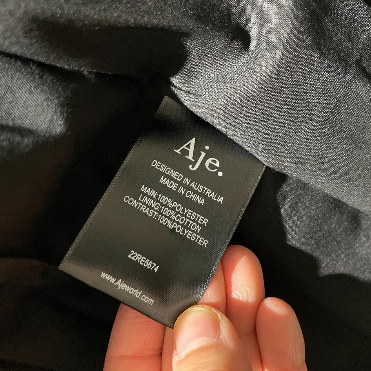 BNWT Aje Black Statuesque Tiered Gown. Size 6 AU/2... Depop