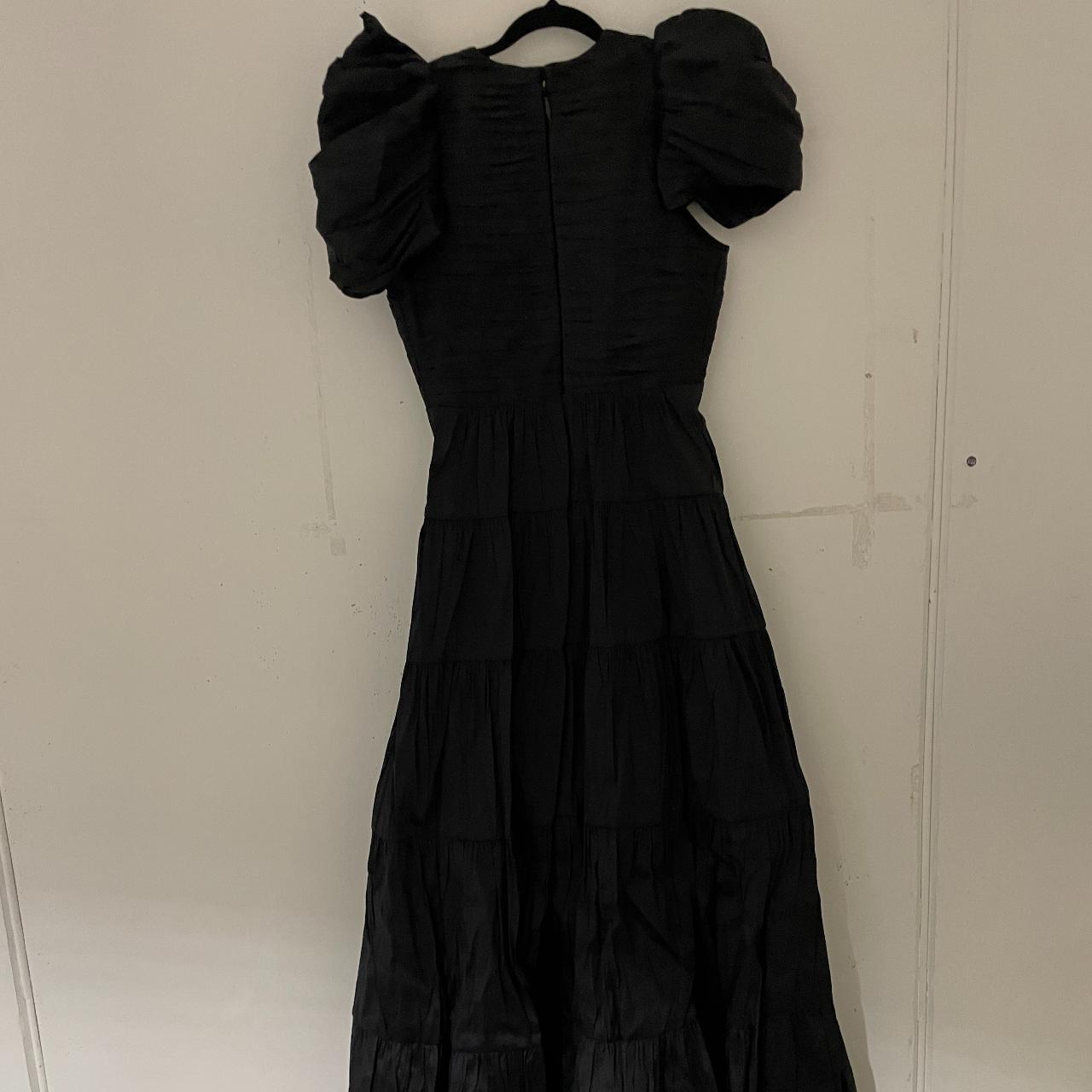 BNWT Aje Black Statuesque Tiered Gown. Size 6 AU/2... Depop